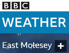 BBC Weather East Molesey